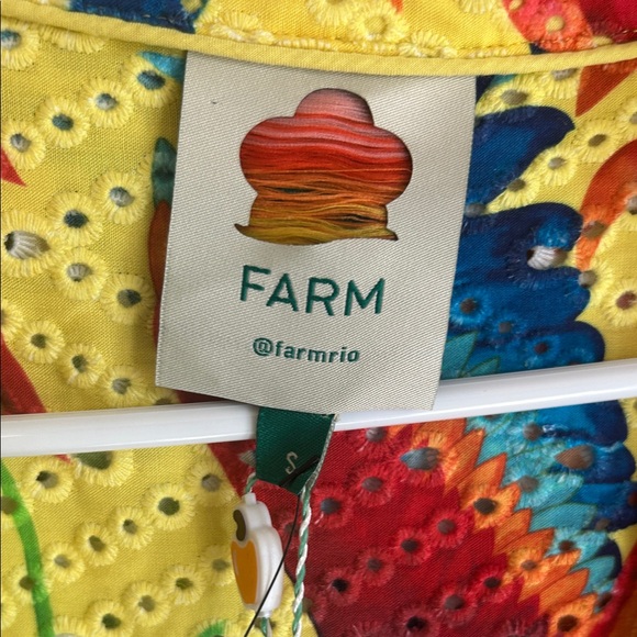 FARM Rio Macaw Leaf Maxi Tropical 🦜 Print Dress NWT - Picture 7 of 7